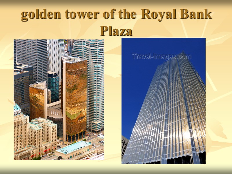 golden tower of the Royal Bank Plaza